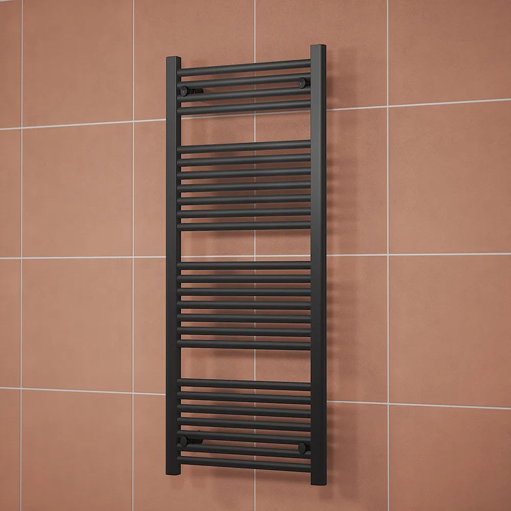 Termoarredo scaldasalviette 1200x450 nero opaco interasse 400 | Antares
