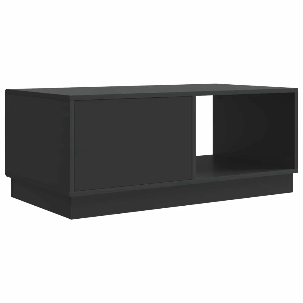 Tavolino da salotto Nero 90 x 50 x 37 cm Legno ingegnerizzato