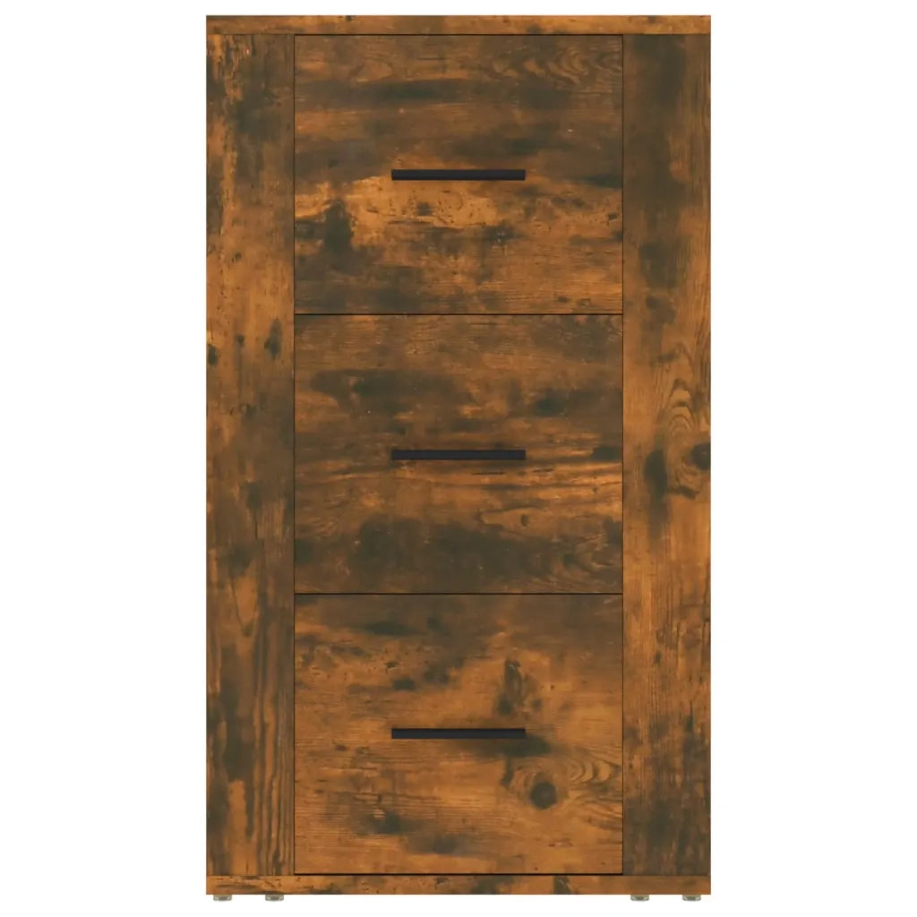 Credenza | Madia | Buffet da pranzo | Armadio da pranzo Rovere Fumo 40x33x70 cm in Legno Multistrato