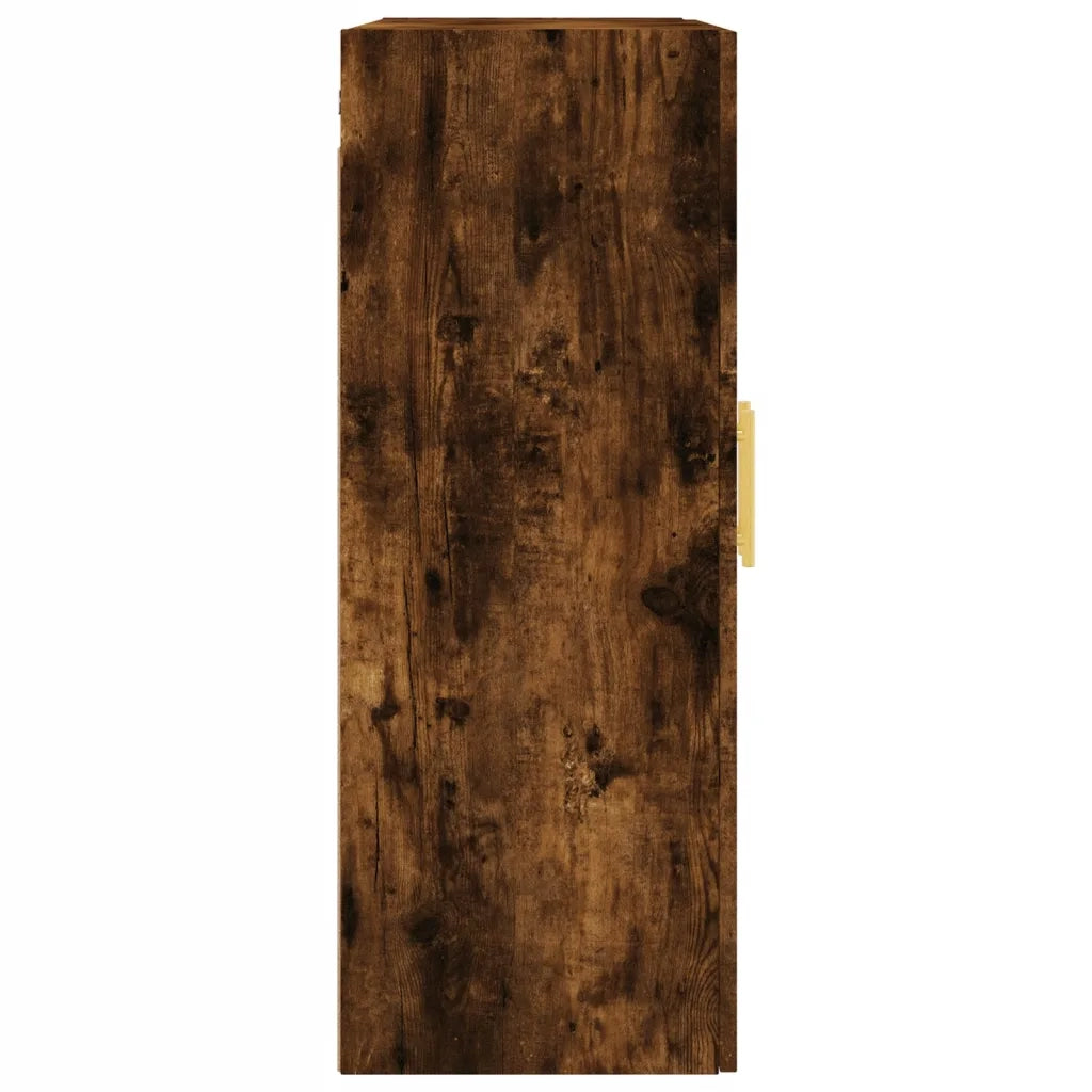 Mobili a Parete 2 pz Rovere Fumo 69,5x34x90 cm 3195616