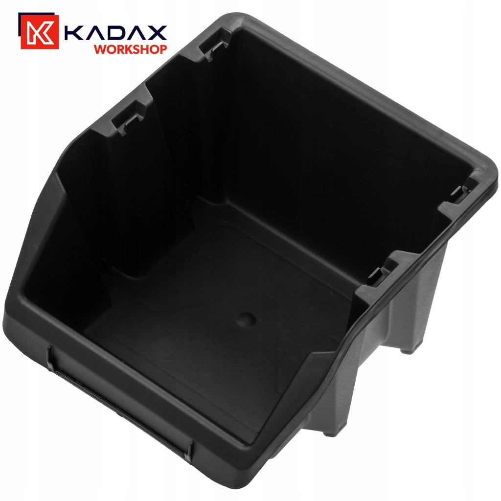 Set di 50 vassoi portaoggetti KADAX per officina, dimensioni 214x198 mm.
