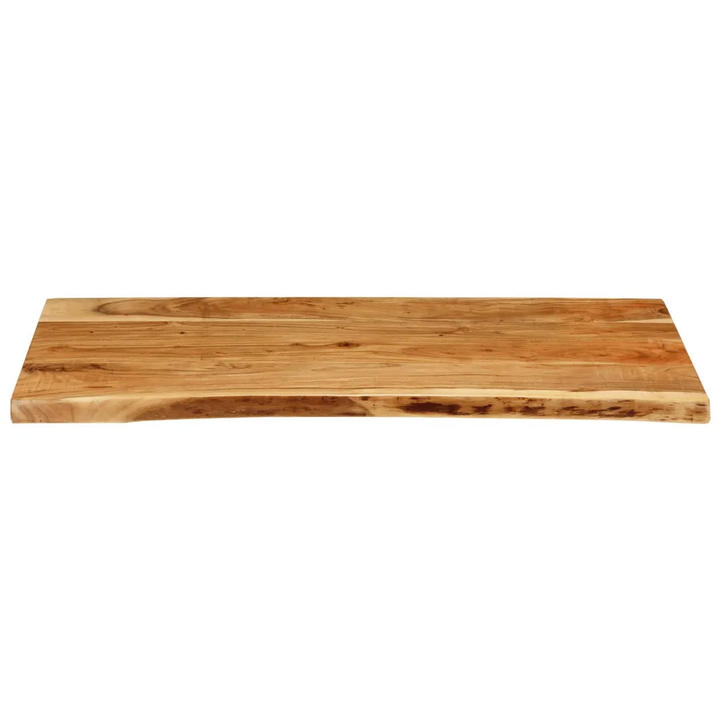 Piano per Lavabo Bagno in Massello di Acacia 114x52x4 cm 286324
