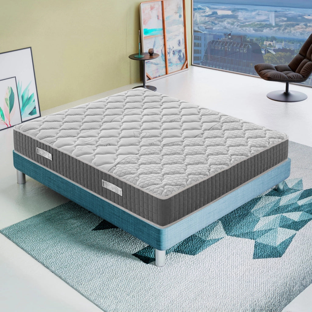 Materasso Piazza e Mezza 120x200 in Memory Foam SuperFresh - Alto 25 cm - Alleviamento punti di pressione - Hermes