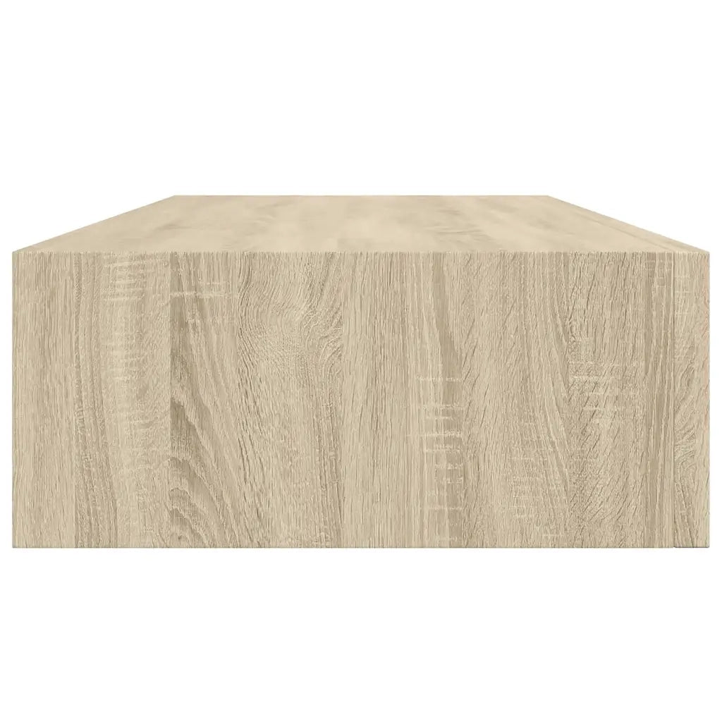 Scaffale con Cassetti da Parete Rovere 60x23,5x10 cm in MDF 330261