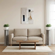 Supporto per piante 2 pcs Grigio Cemento 25 x 25,5 x 80,5 cm 899649