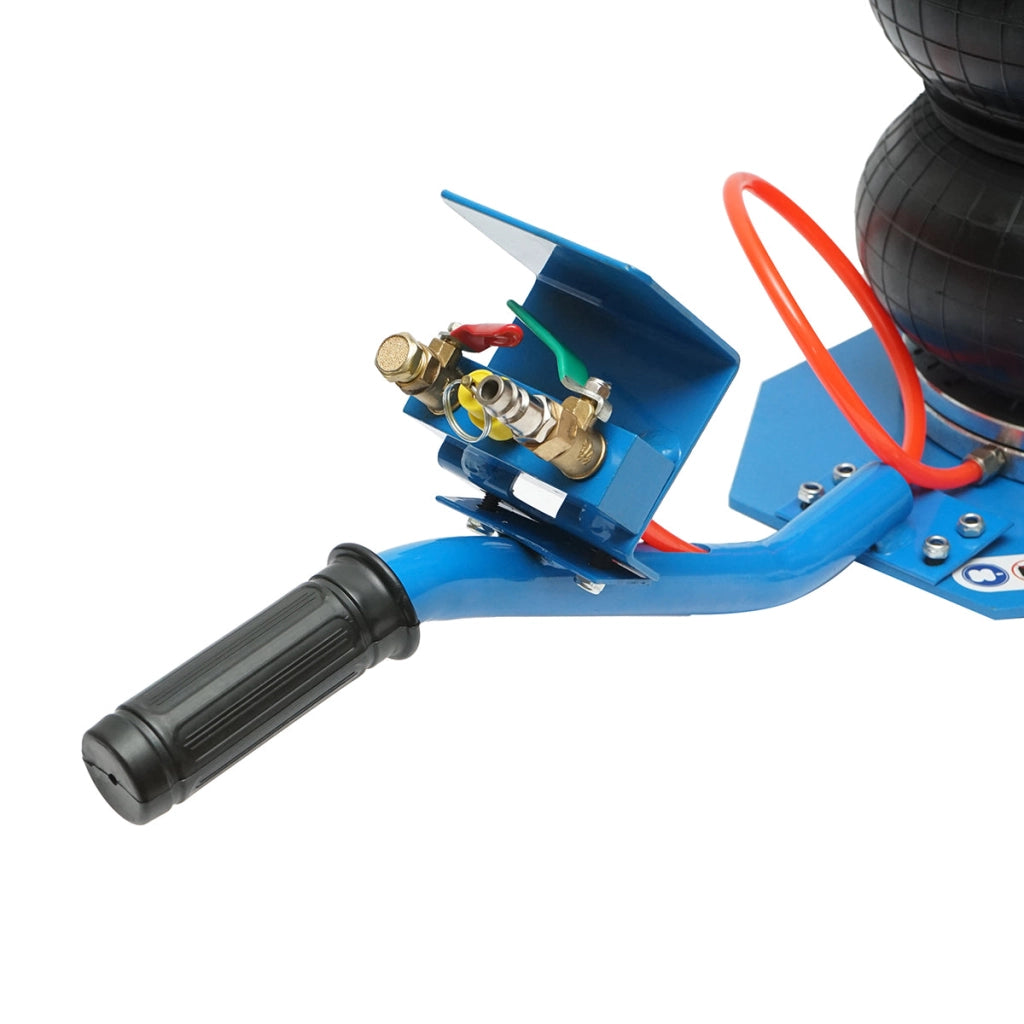 Cric pneumatico professionale 3,5T con manico corto, cuscino d'aria 150-400mm Breckner Germany