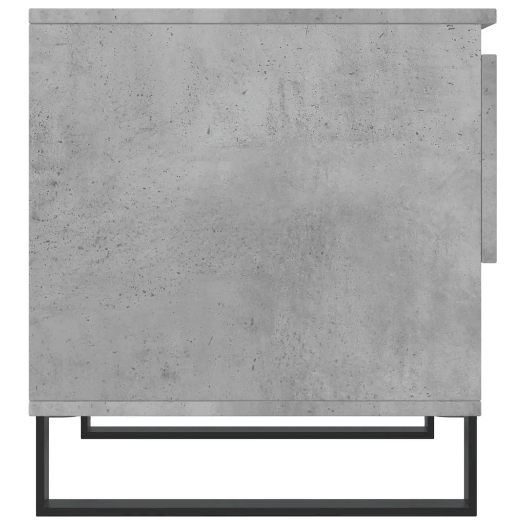 2 pz Tavolini salotto | Tavolino da caff¨¨ | Tavolino da Soggiorno Grigio Cemento 50x46x50 Legno Multistrato