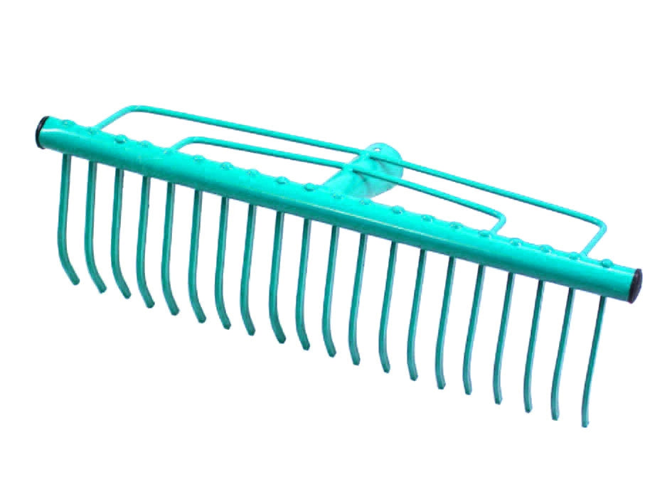 RASTRELLO PER FIENO E TAPPETI ERBOSI IN ACCIAIO  20 denti    IL CAMPO