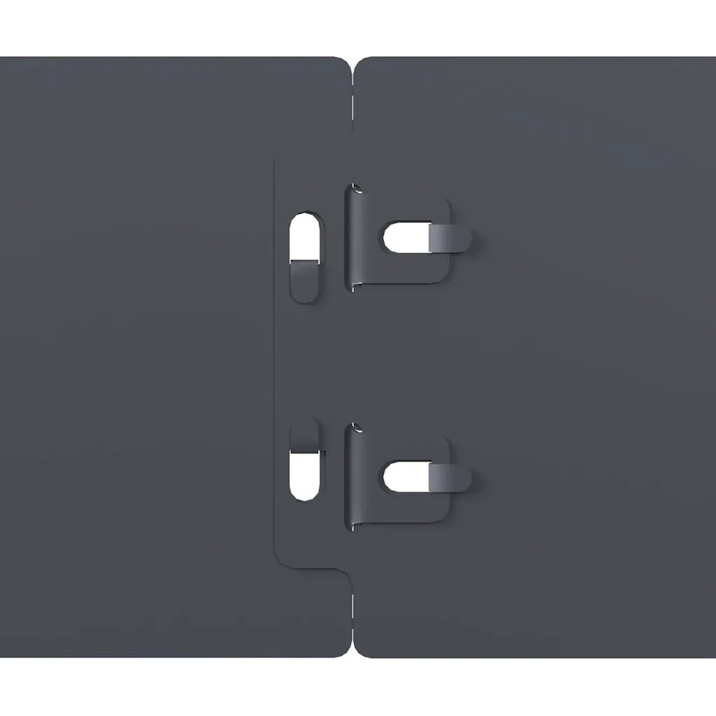 Bordure per Prato 50 pz Antracite Acciaio Laminato a Freddo 860138