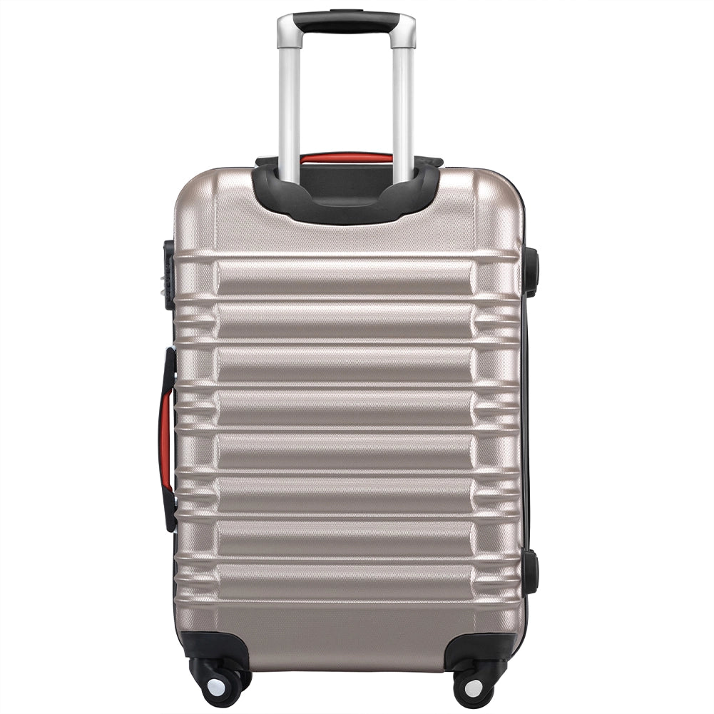 Set 4 Valigie Rigide Ruote Easy roll, Bagaglio mano e viaggio, Trolley Resistente