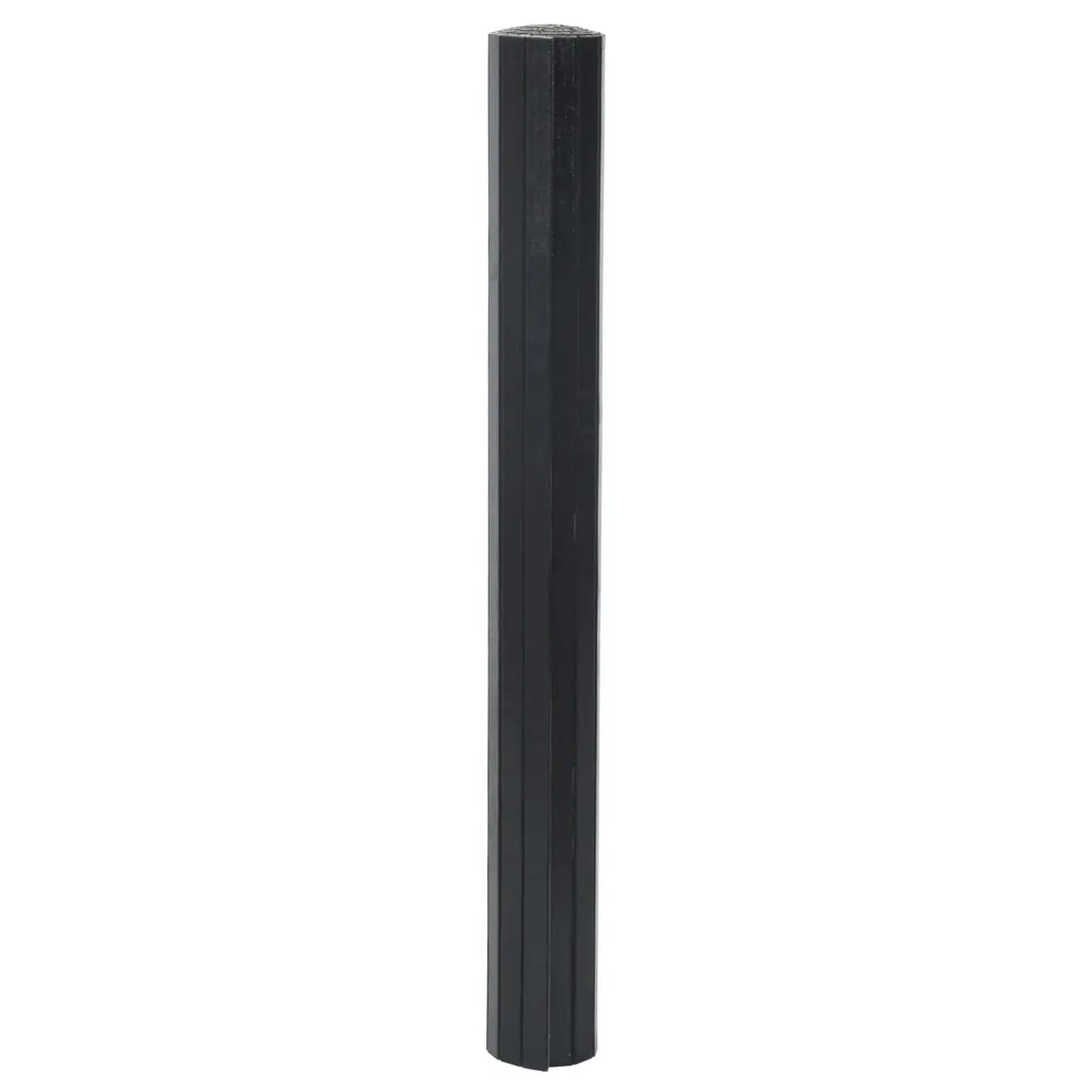 Tappeto Rettangolare Nero 70x500 cm in BambÃ¹