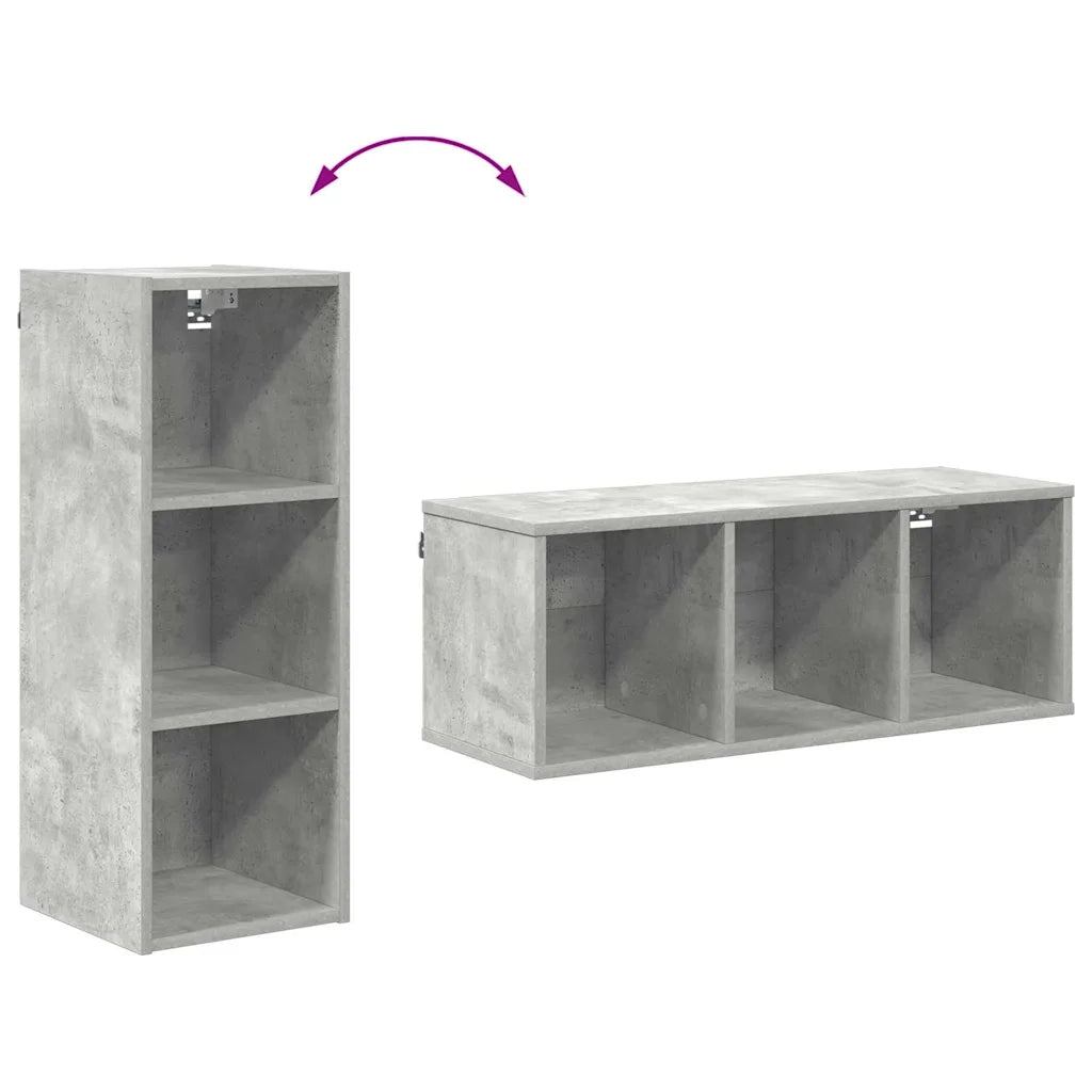 Armadio pensile Grigio cemento 30 x 29,5 x 80 cm 884437