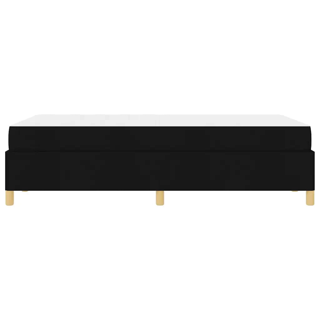 Struttura del letto con materasso Nero 120 x 190 cm Tessuto 3398922