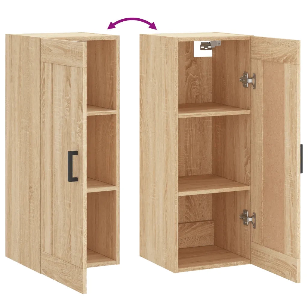 Armadietto a Muro Rovere Sonoma 34,5x34x90 cm Legno Multistrato 830503