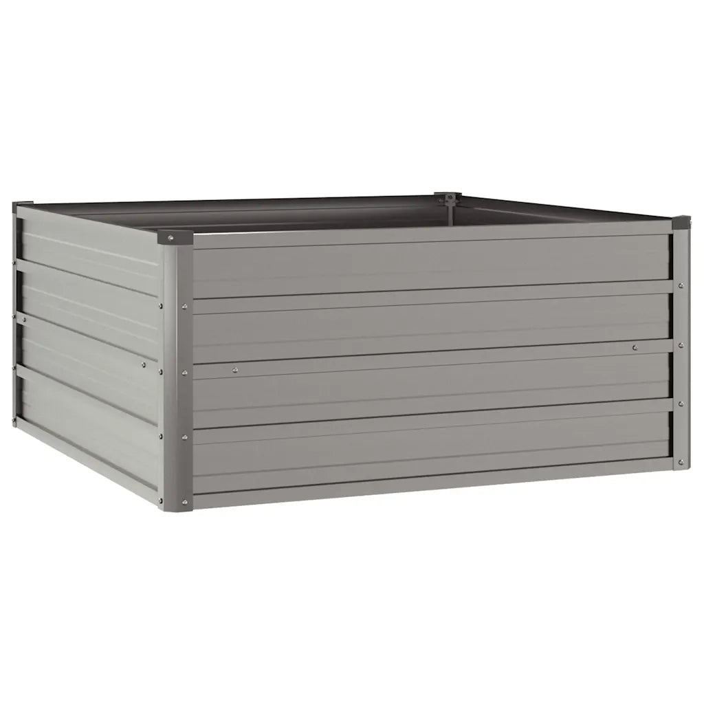 Fioriere | Cassetta per fiori | Letto Rialzato da Giardino Ruggine 100x100x45 cm Acciaio Corten