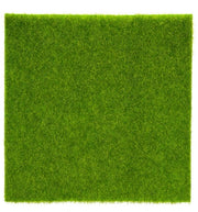 Tegole di Kunstgras Realistico - Dimensione 30x30 cm - Mat di Selve - Pavimento Decorativo - Qualità Elevata - Tegola di Grasmat Densa