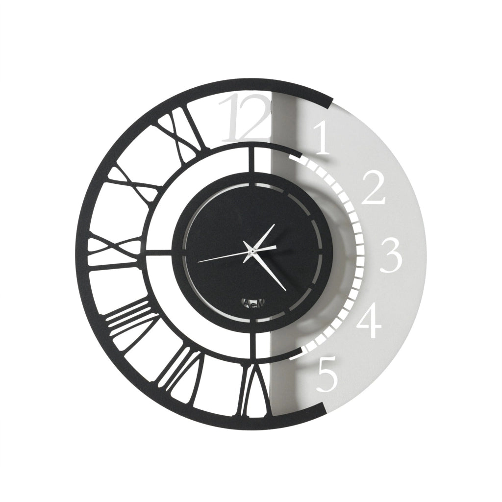 Orologio da parete particolare Full Metal Jack piccolo Avorio e fango