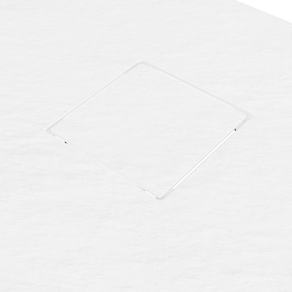 Piatto doccia 90x180 cm colore bianco effetto pietra | Samos