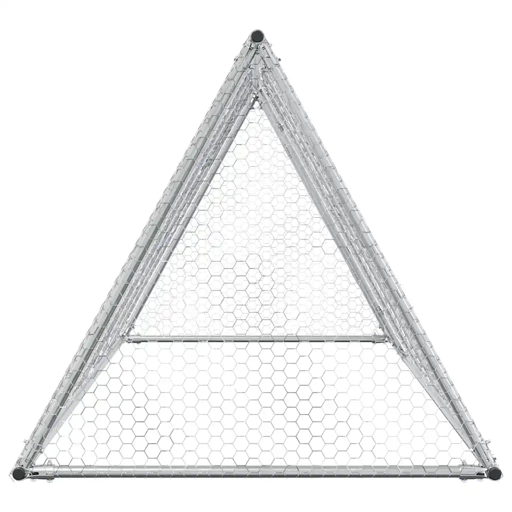 Gabbia per Polli Argento 200x105x91 cm in Acciaio Zincato CFW2573150