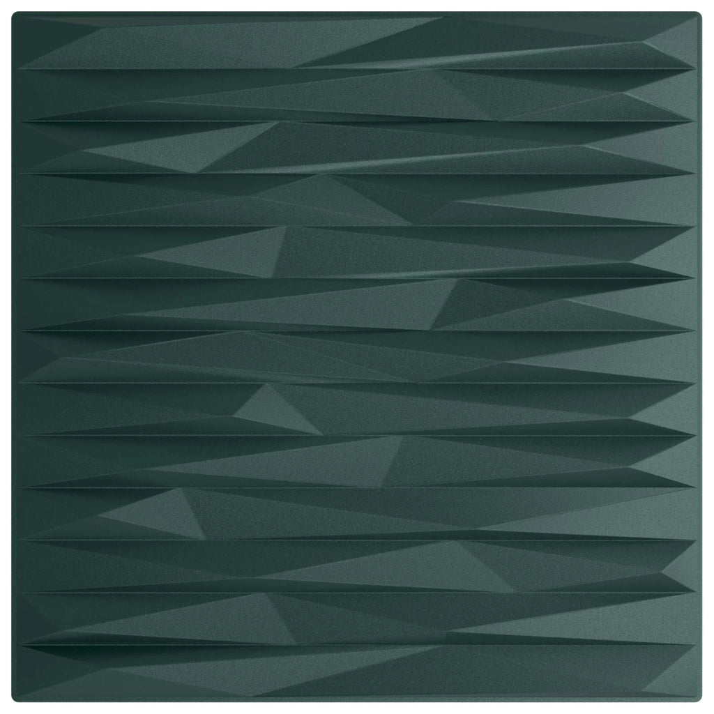 Pannelli da parete 12 pcs Verde pietra 50 x 50 cm Schiuma XPS 42046087