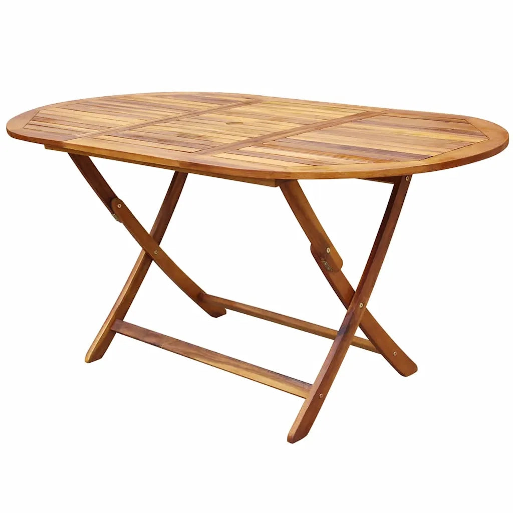 Set da pranzo per esterni 7 pz Marrone 44120