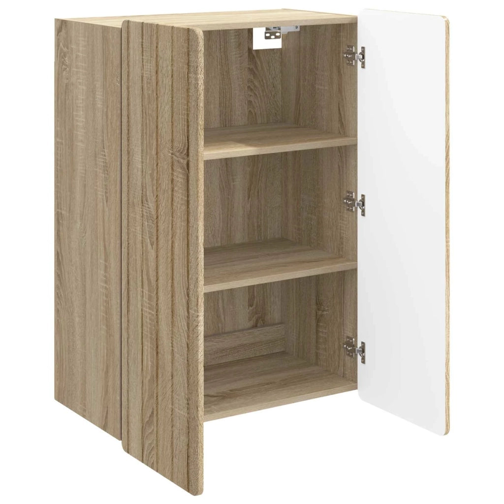 Mobiletto a muro Rovere Sonoma 66 x 34,5 x 92 cm 898227