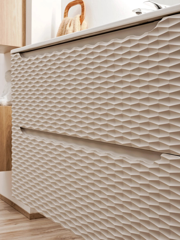 Mobile sottolavabo 70 cm 2 Szuflady Ocean Beige 70 x 57 x 46 cm