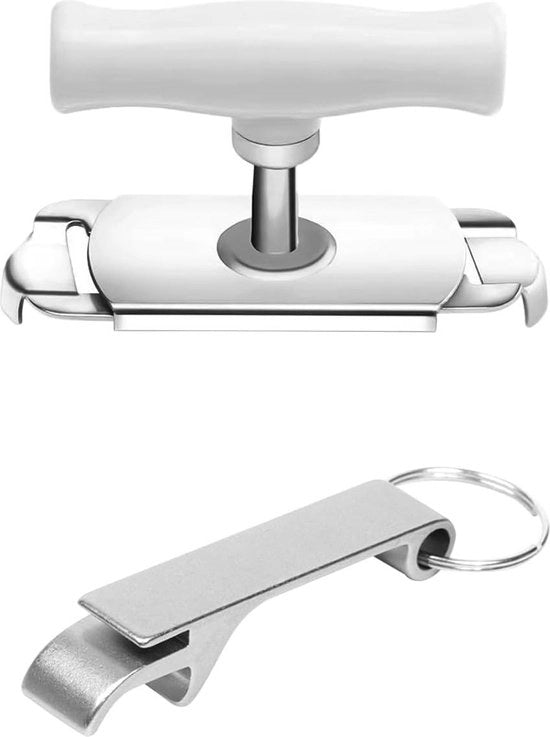 Opener per Bottiglia in Acciaio Inossidabile - Apriporta Facile da Usare - Multifunzionale - Apri Flaconi di Erbe e Frutta in Conserva - Opener per Bottiglia con Chiave.
