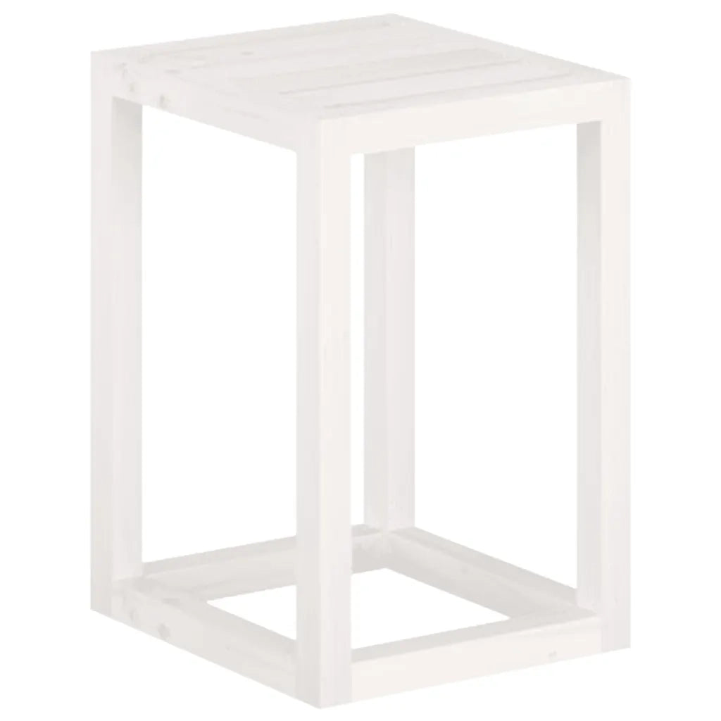 Set Supporti per piante | Sostegno per piante 3 pz Bianco in Legno Massello di Pino
