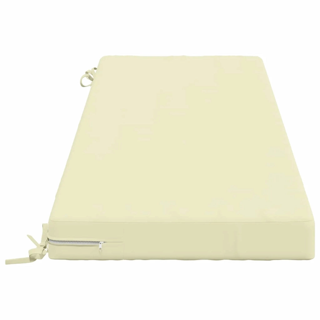 Cuscini per Panchina a 2 Pezzi SOEST 2 pz 100% Poliestere Crema 950275