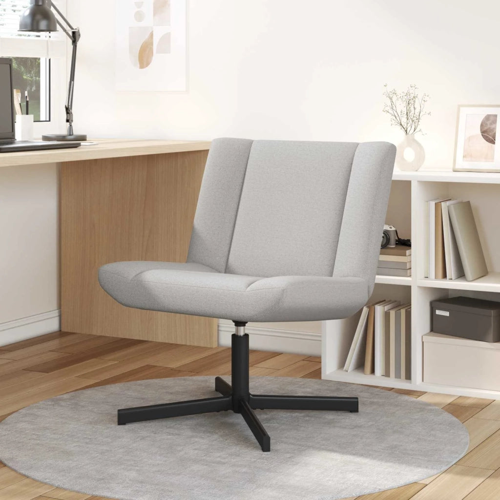 Sedia girevole Grigio Nuvola 63 x 75 x 76 cm Tessuto CFW8504103