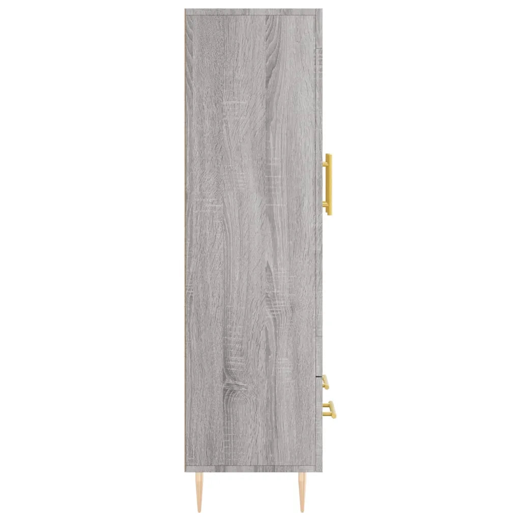 Credenza-Buffet-Armadio da cucina Grigio Sonoma 69,5x31x115 cm in Legno Multistrato 306558
