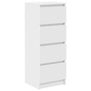Credenza | Madia | Buffet da pranzo | Armadio da pranzo Bianca 37,5x35x99 cm in Legno Multistrato