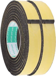 Tape di Aria Afttissima Alettizzabile 30 mm Largo 5 mm Spesso 3 m Autoadesivo Isolante Per Finestre Porte Giallo Nero 2 Pezzi