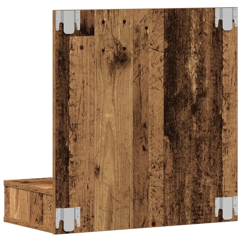 Mobiletto per specchio Legno vecchio 60 x 31,5 x 62 cm 873880
