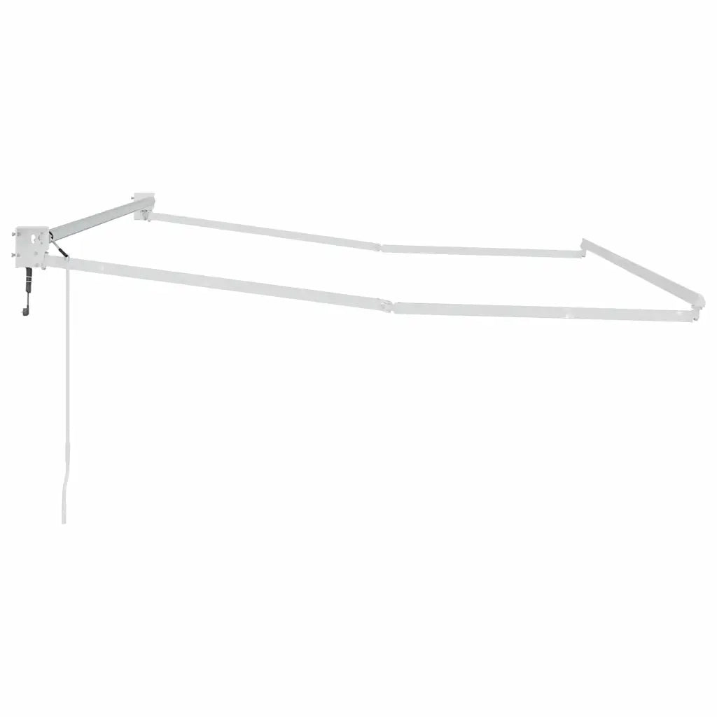 Tenda da Sole Bianco 3 x 2,5 m Metallo