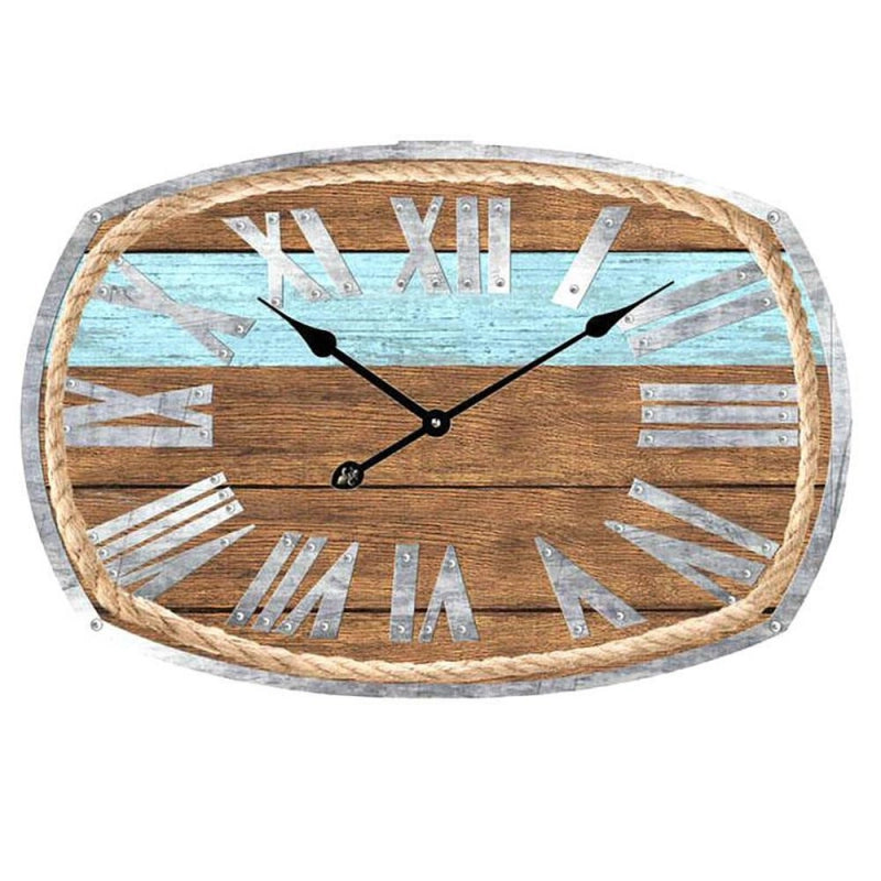 Orologio vetro numeri romani con corda cm 60x40x4