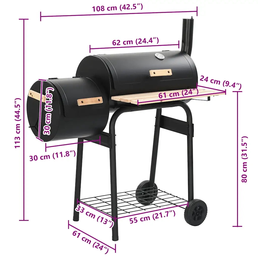 Barbecue Classico Affumicatore a Carbonella CFW6819906