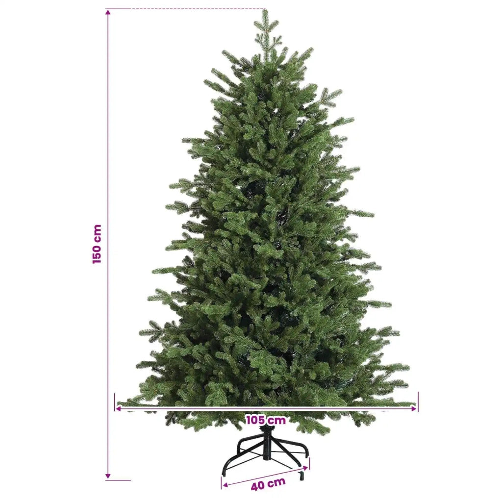 Albero di Natale Artificiale con Rami Pieghevoli 150 cm 42055583