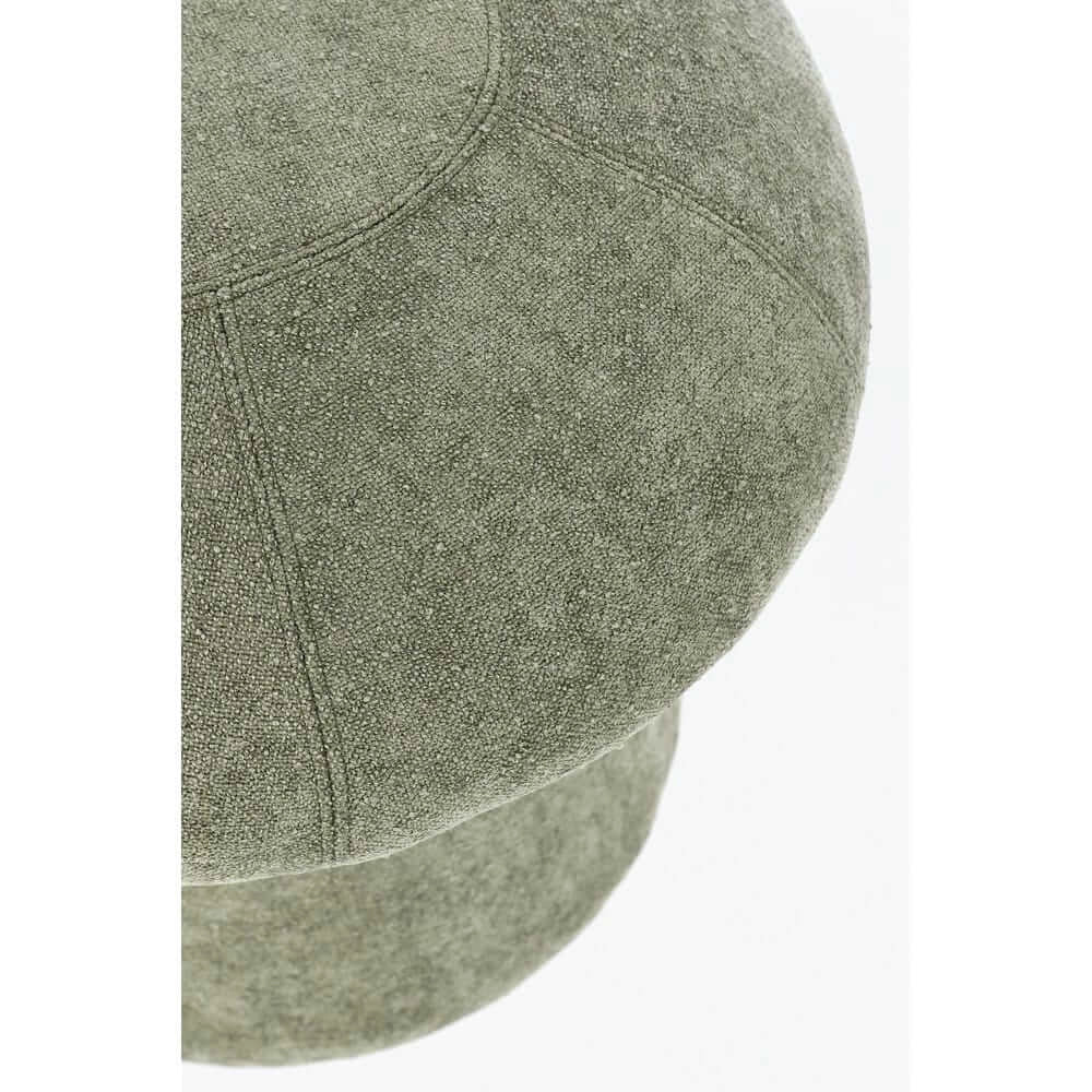 Pouf a Fungo in Tessuto Ciniglia Design Moderno - CELINE