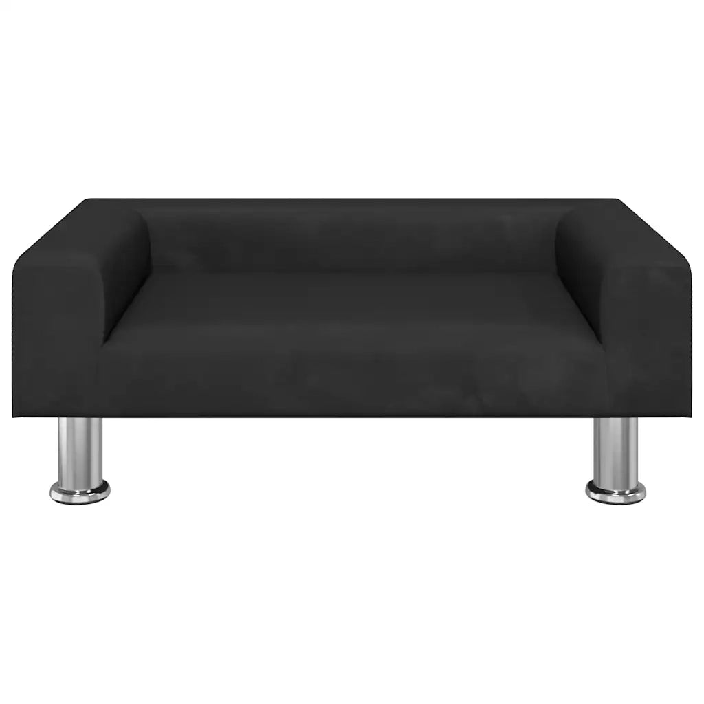 Lettino per Cani Nero 70x45x26,5 cm in Velluto CFW3557978