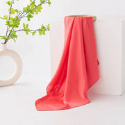 Sciarpa quadrata in seta liscia, colori uniformi, con cappuccio e collo quadrato, misura 70x70 cm, sciarpe e bandana per donne, cappe per capelli leggere e soffici