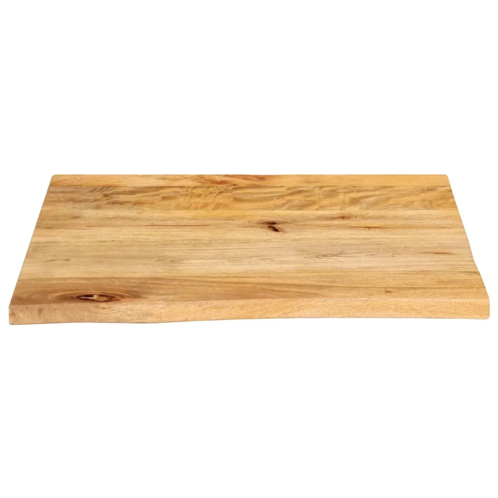 Piano Tavolo Bordi Vivi 60x60x3,8 cm in Legno Massello di Mango 370498