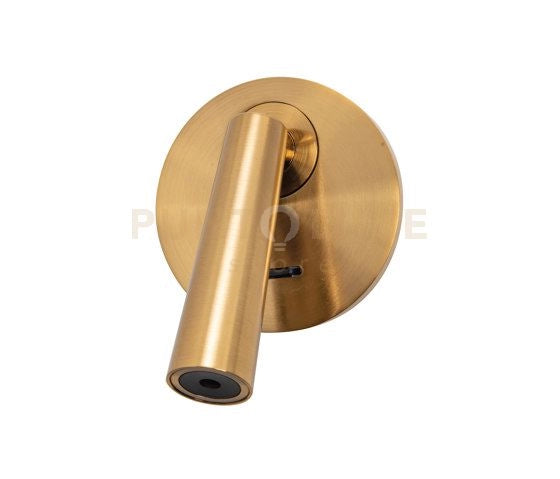APPLIQUE DA PARETE Zambelis 71 OTTONE SATINATO 3000K