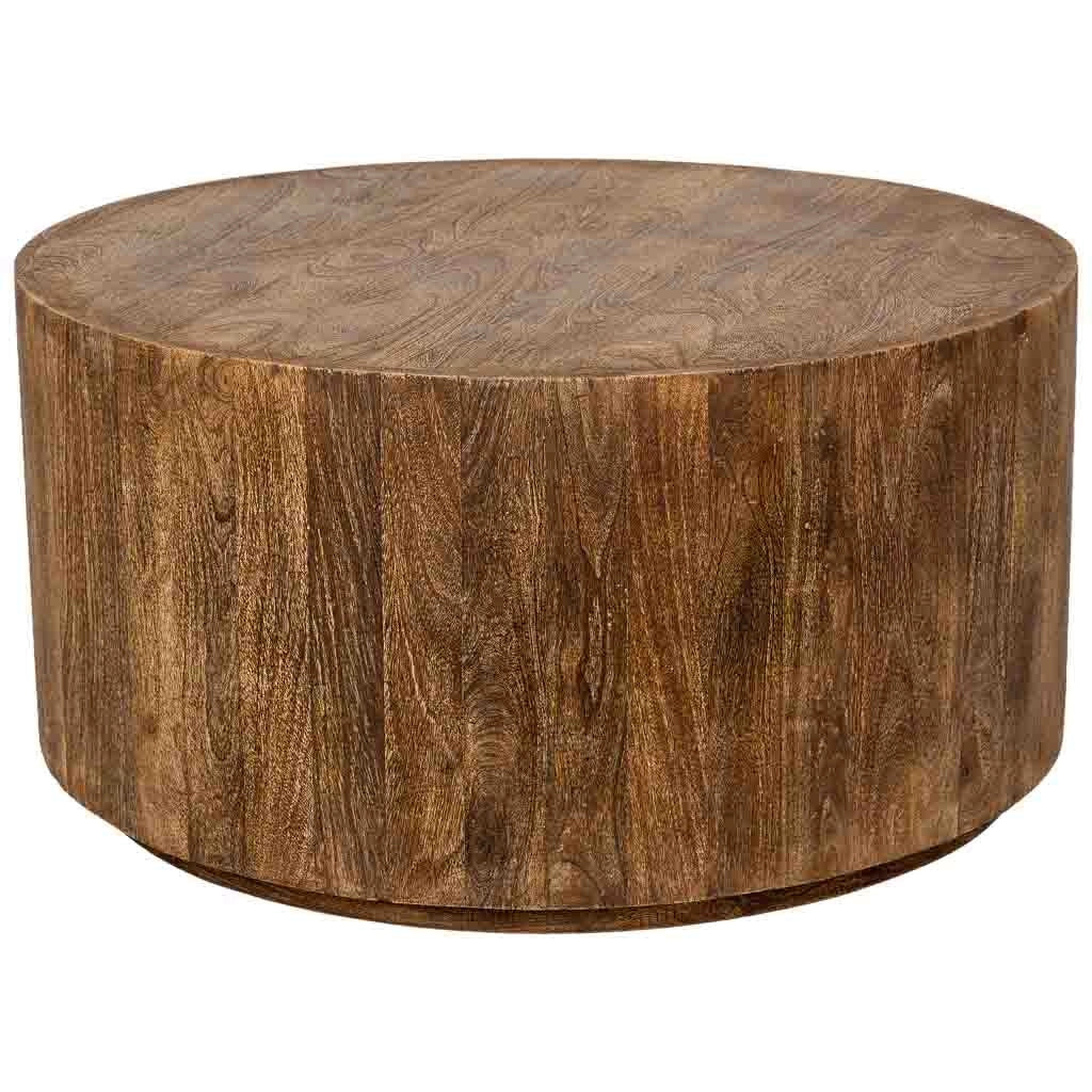 Tavolino da caffè in legno marrone 95x95x48h cm