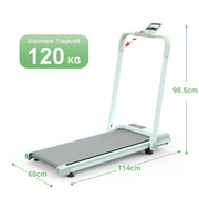 TAPPETO CORSA 3-IN-1 PIEGHEVOLE CON INCLINAZIONE 10% VERDE IN ACCIAIO