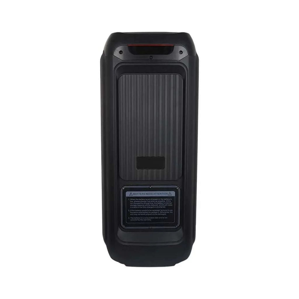 Altoparlante Trolley Ricaricabile 40W con Microfono Cablato Telecomando e Casse 2 * 8 pollici