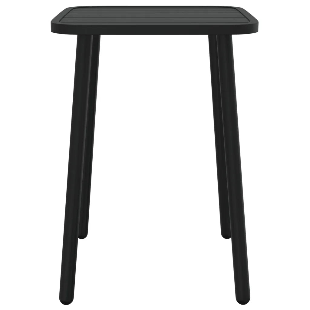 Tavolo da Giardino Antracite 50x50x71 cm Acciaio 362736