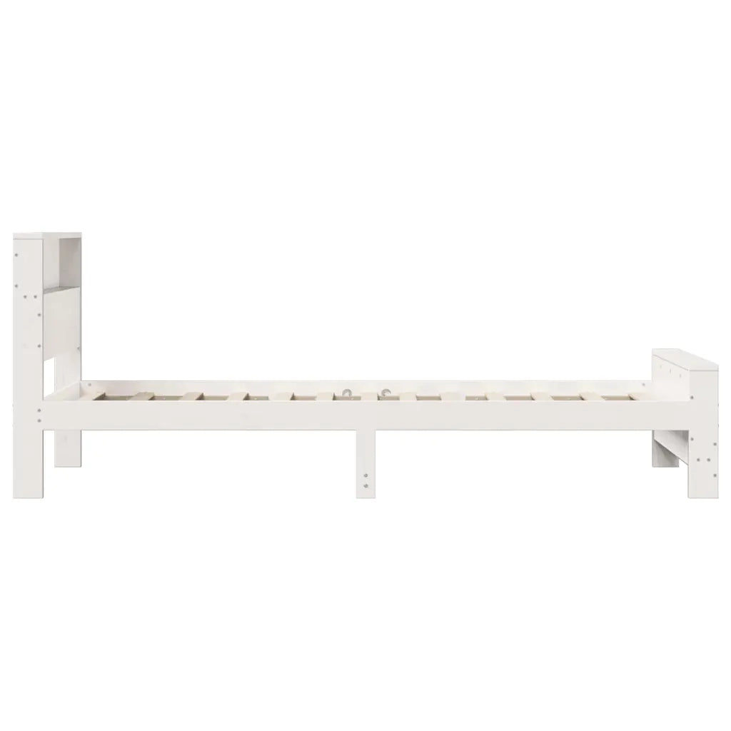 Struttura del letto Bianco 90 x 190 cm Legno multistrato