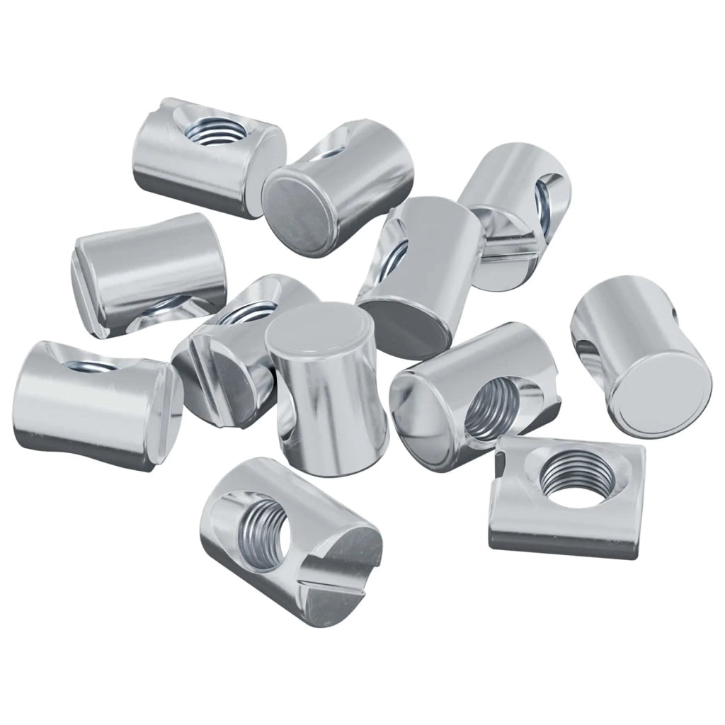 Dadi a tamburo 3462 pcs Argento M6 x 13 mm Metallo 864426